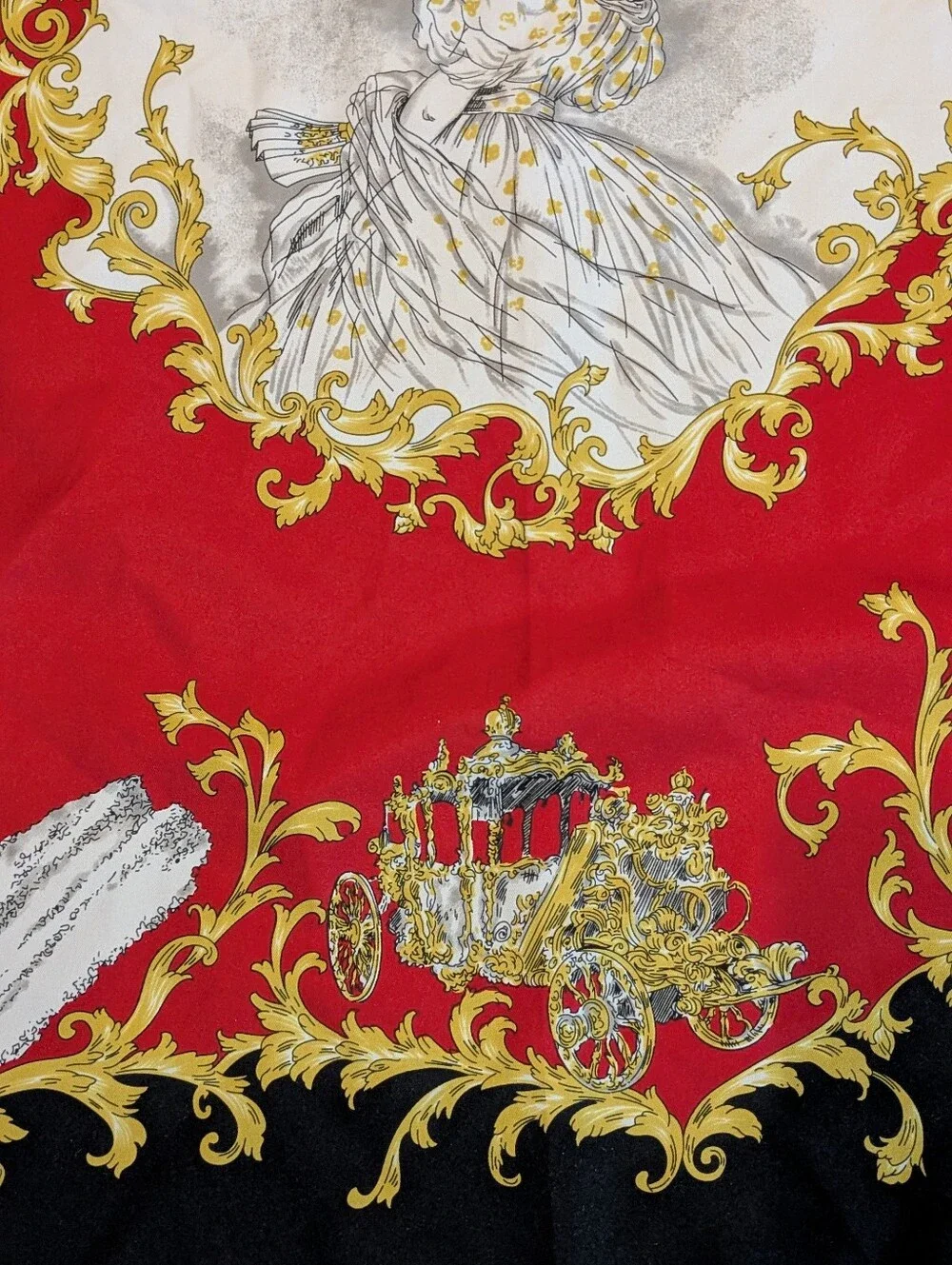 STRIESSNIG WIEN Vintage 'KAISERIN ELISABETH von OSTERREICH' SCARF